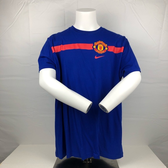 Nike Other - Nike Blue & Red Manchester United EPL Tee Shirt